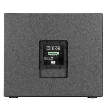 RCF S-08-P Passive (250W @ 4 Ohm) 8" Subwoofer for Use w/ Subwoofer Satelite System