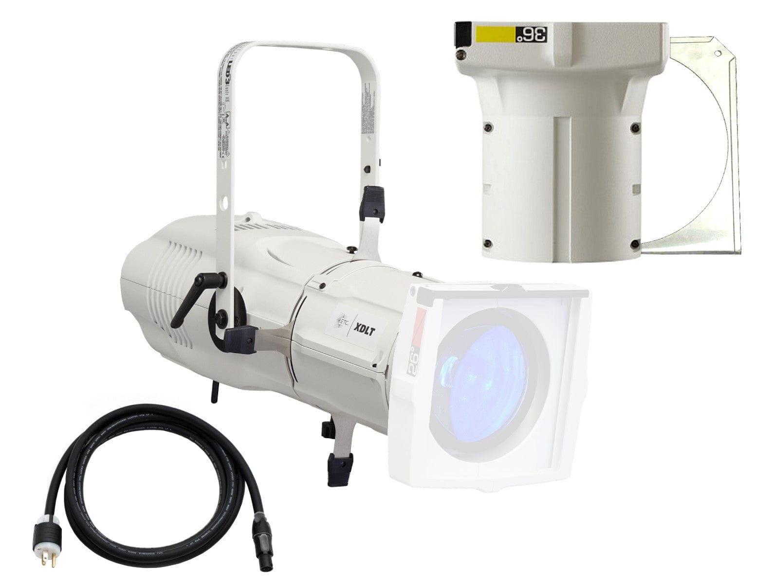 ETC Source Four LED Series 3 Lustr X8 Ellipsoidal with XDLT Shutter and ...