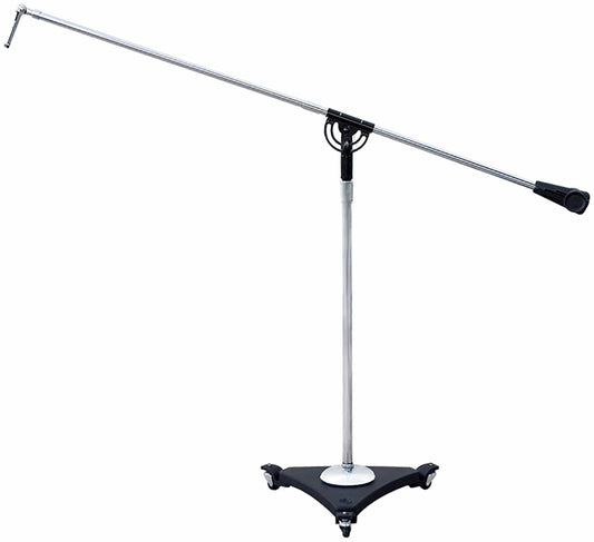 AtlasIED SB36W Studio Boom Microphone Stand with Air Suspension System - 49-73 Inch - Chrome - PSSL ProSound and Stage Lighting