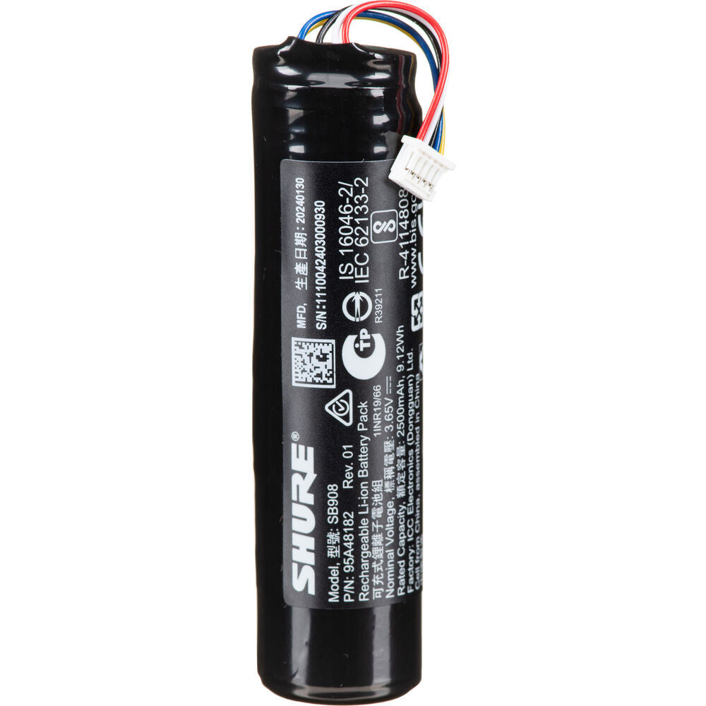 Shure SB908 Battery - MXW2X Handheld