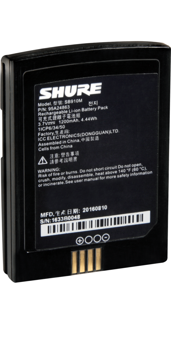 Shure SB910M Battery for ADX1M transmitter