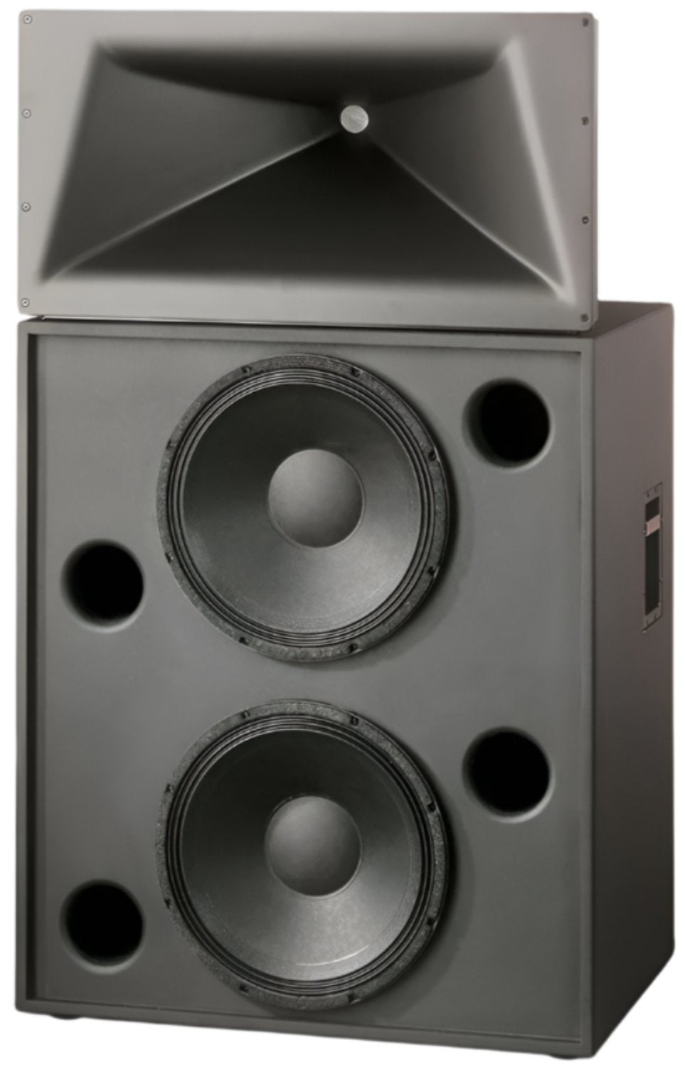 Q-SYS SC-222 Bi-Amp 2-Way 2x15-inch Cinema Loudspeaker System with HF-75C and LF-2215 - PSSL ProSound and Stage Lighting