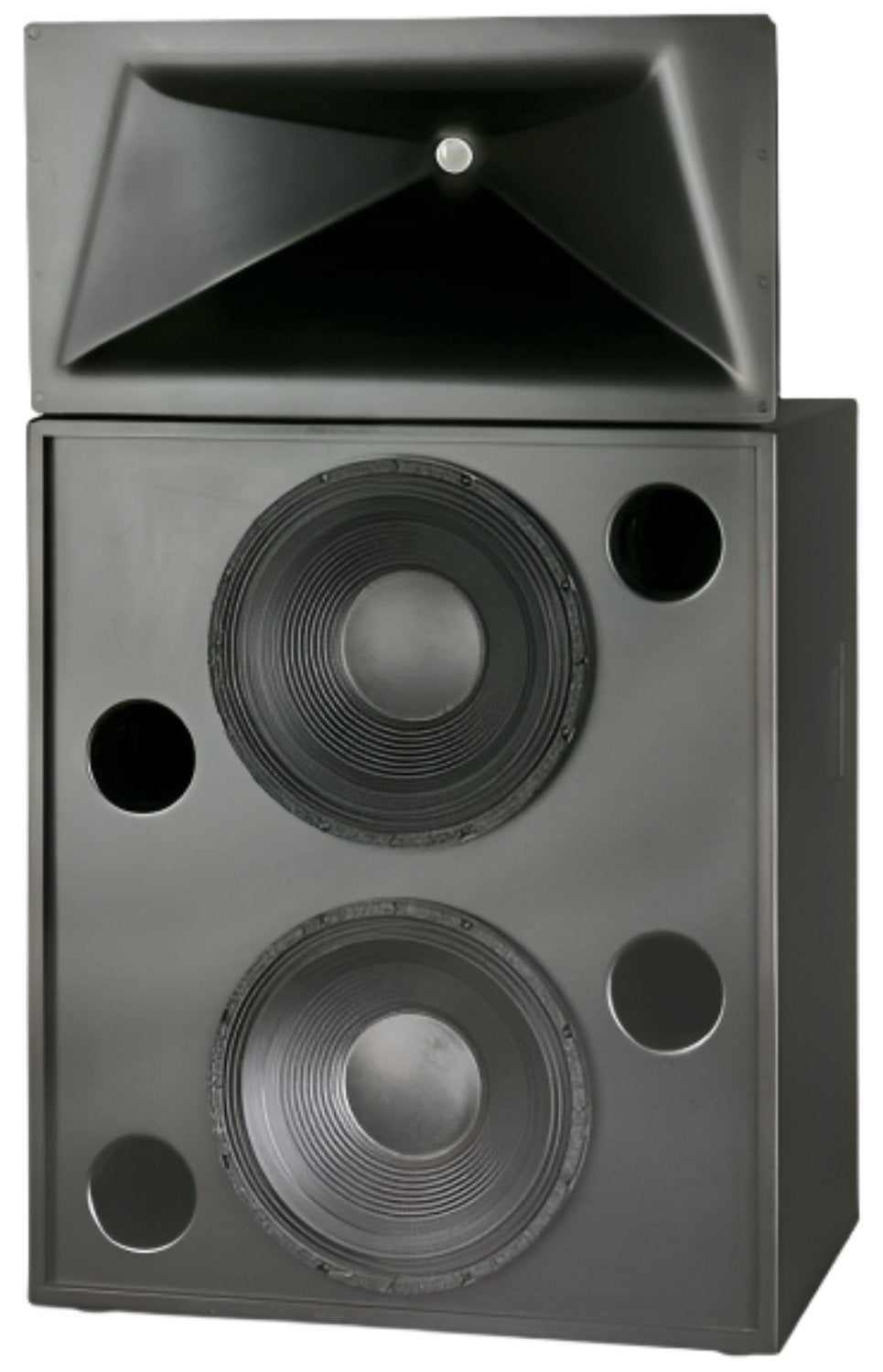 Q-SYS SC-422C High Power Bi-Amp 2-Way 2x15-inch Cinema Loudspeaker System with HF-75C and LF-4215 - PSSL ProSound and Stage Lighting