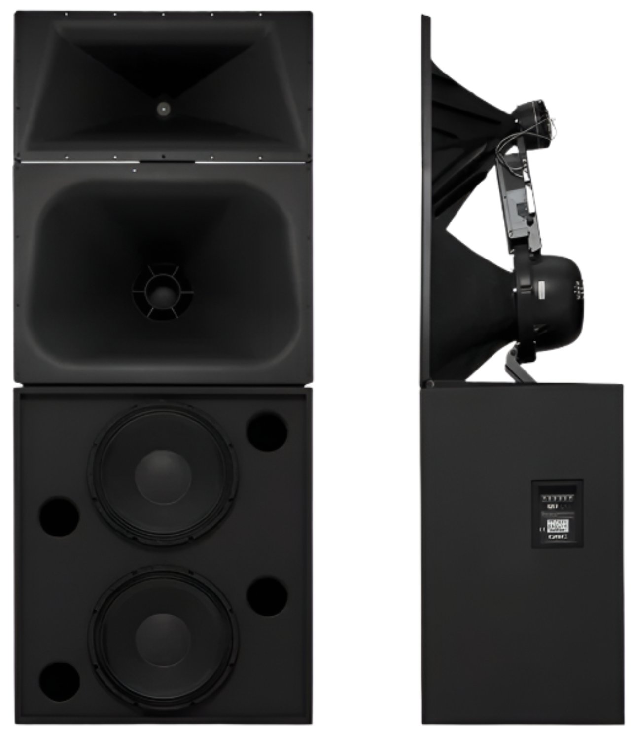 Q-SYS SC-424 Tri or Quad-Amp 4-Way 2x15-inch Cinema Loudspeaker System with LF-4215 and MHV-1090 - PSSL ProSound and Stage Lighting