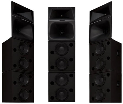 Q-SYS SC-443C Bi or Tri-Amp 3-Way 4x15-inch Cinema Loudspeaker System with 2x LF-4215 and MH-1075C - PSSL ProSound and Stage Lighting