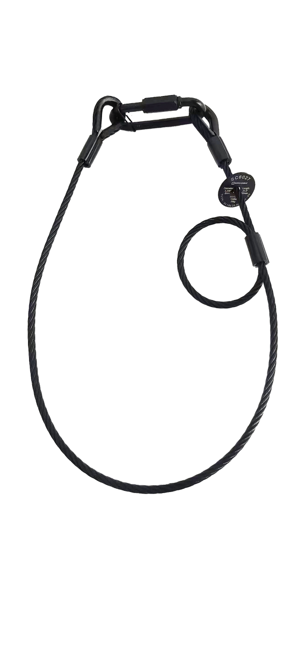 Elation SC4B SC4B;31.5" (800MM) BLACK SAFETY CABLE 30kg