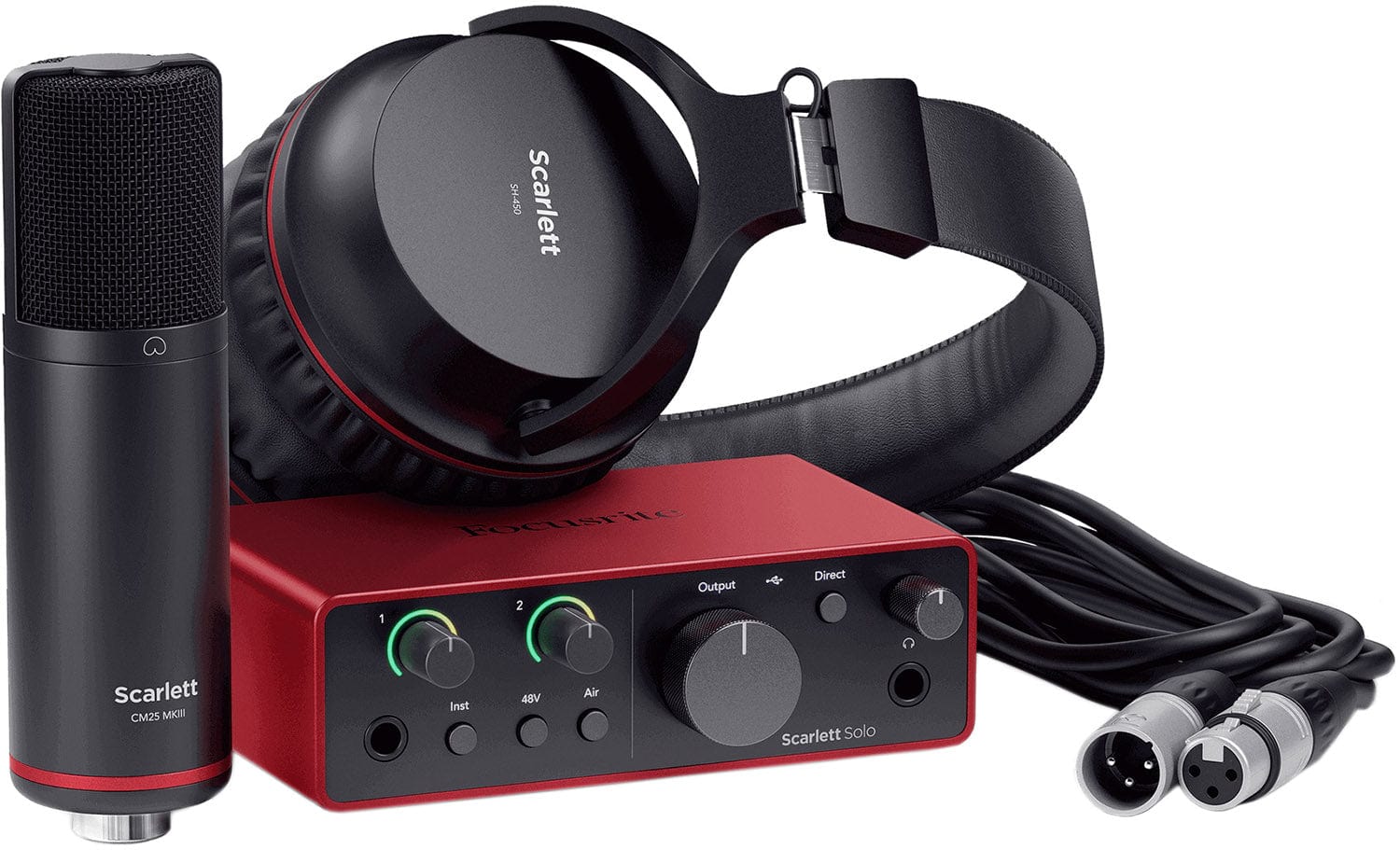 Focusrite Scarlett Solo Studio 4th Gen Recording Bundle - PSSL ProSound and Stage Lighting