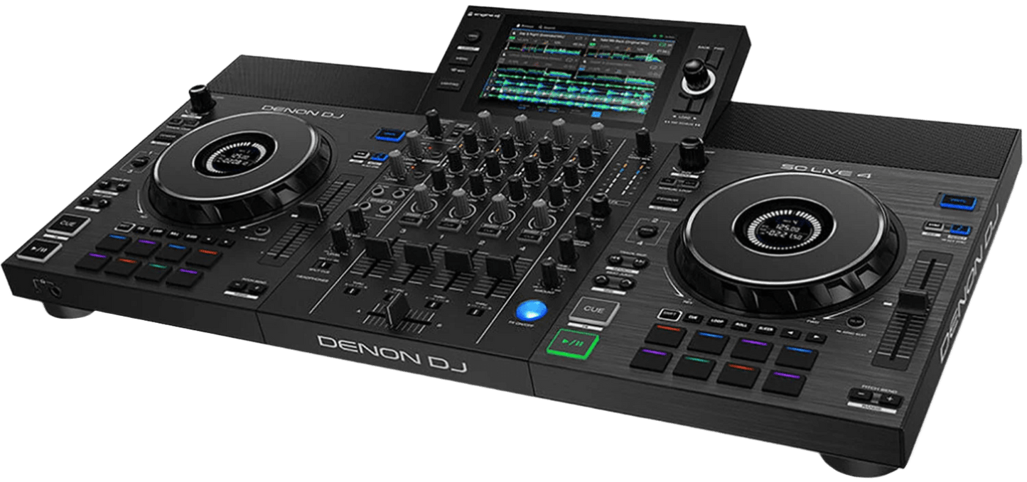 Denon DJ SC Live 4 4-Deck Standalone DJ Media Player / Controller and Mixer