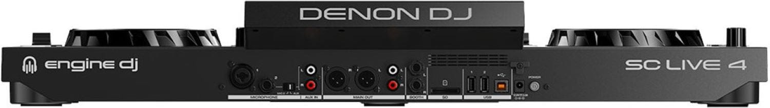 DENON SC Live 4 4-Deck Standalone DJ kontrolcü, 7 Dokunmatik Ekran, Dahili Hopa