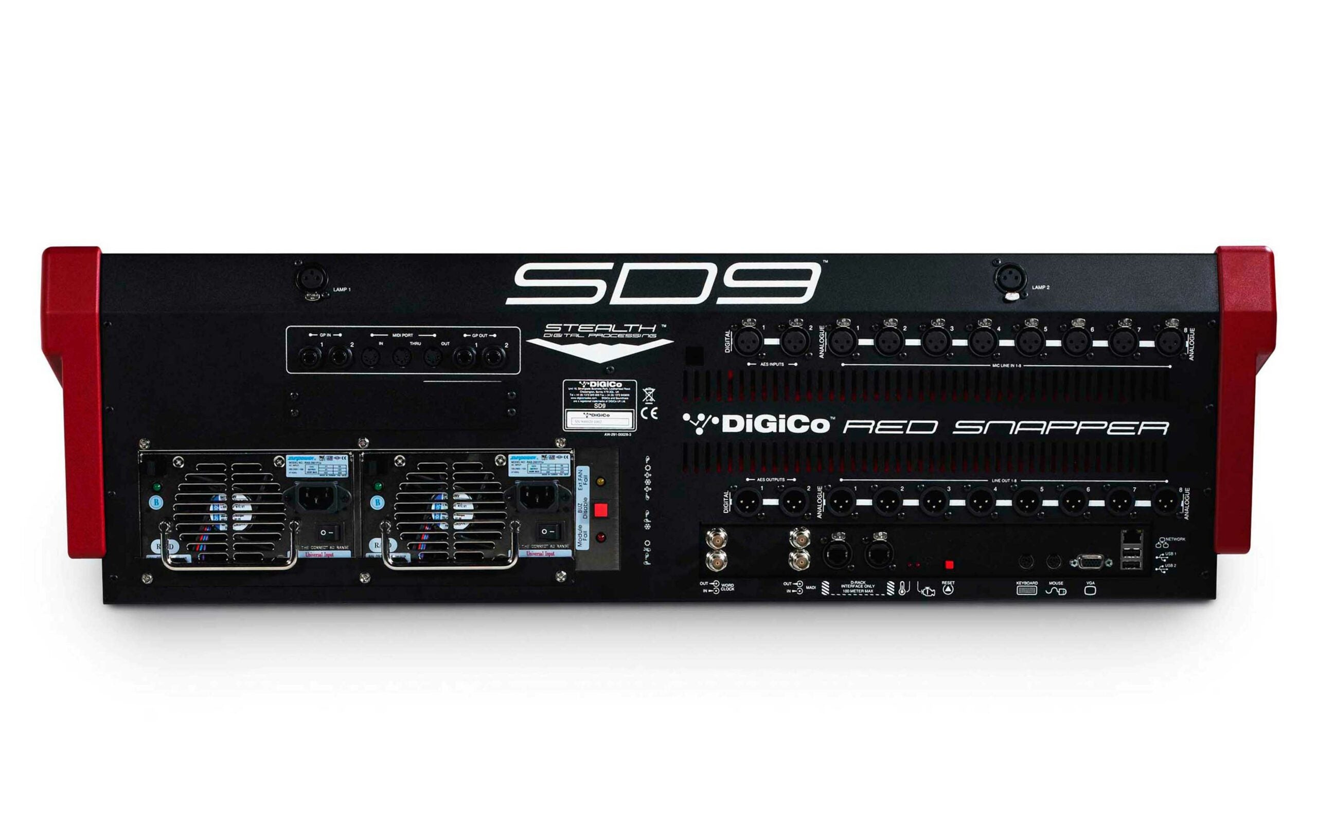 DiGiCo SD9 Digital Mixing Console - MADI and One Multi-Mode Optics