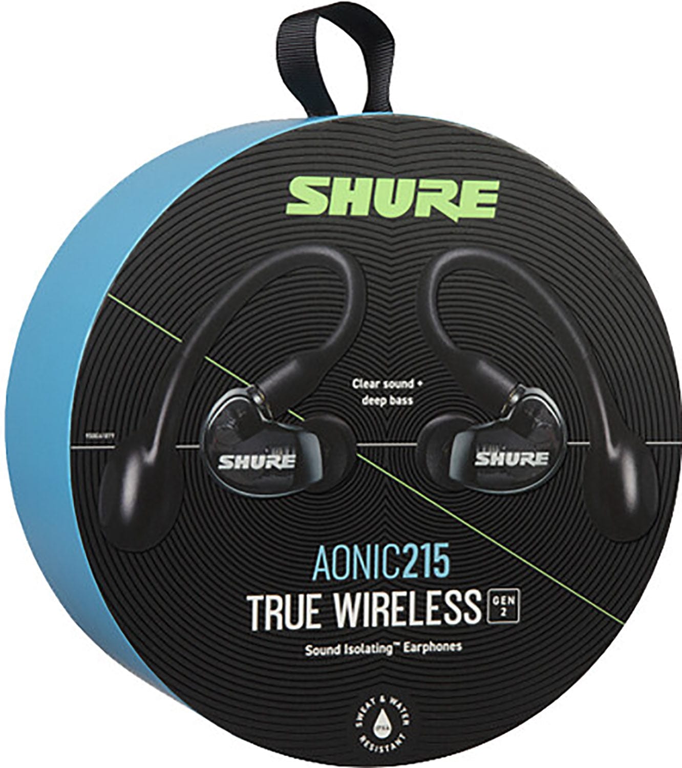 Shure SE21DYBK+TW2 AONIC 215 GEN 2 True Wireless Sound Isolating Earphones  - Black