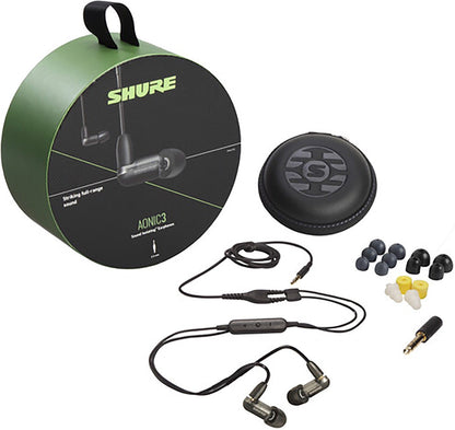 Shure SE31BABKUNI AONIC 3 Sound Isolating Earphones - Black - PSSL ProSound and Stage Lighting