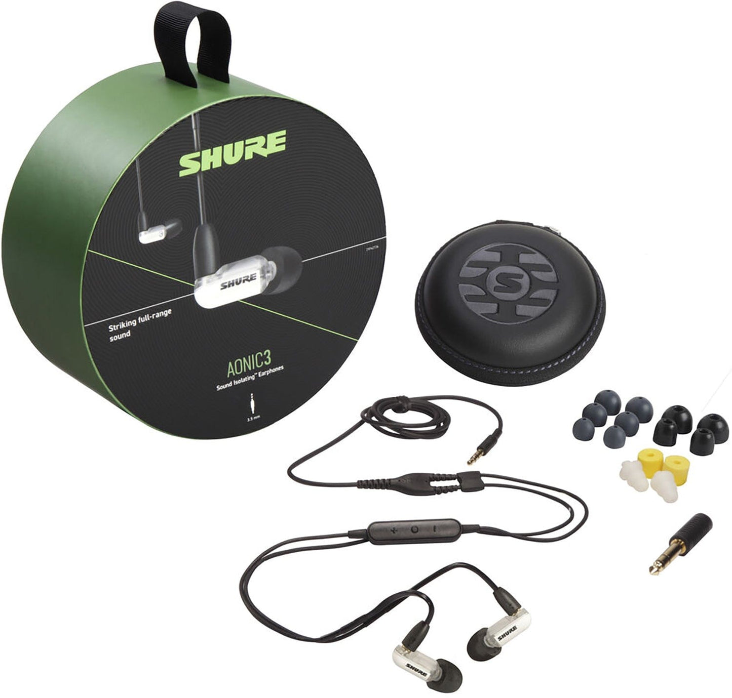 Shure SE31BAWUNI AONIC 3 Sound Isolating Earphones - White - PSSL ProSound and Stage Lighting