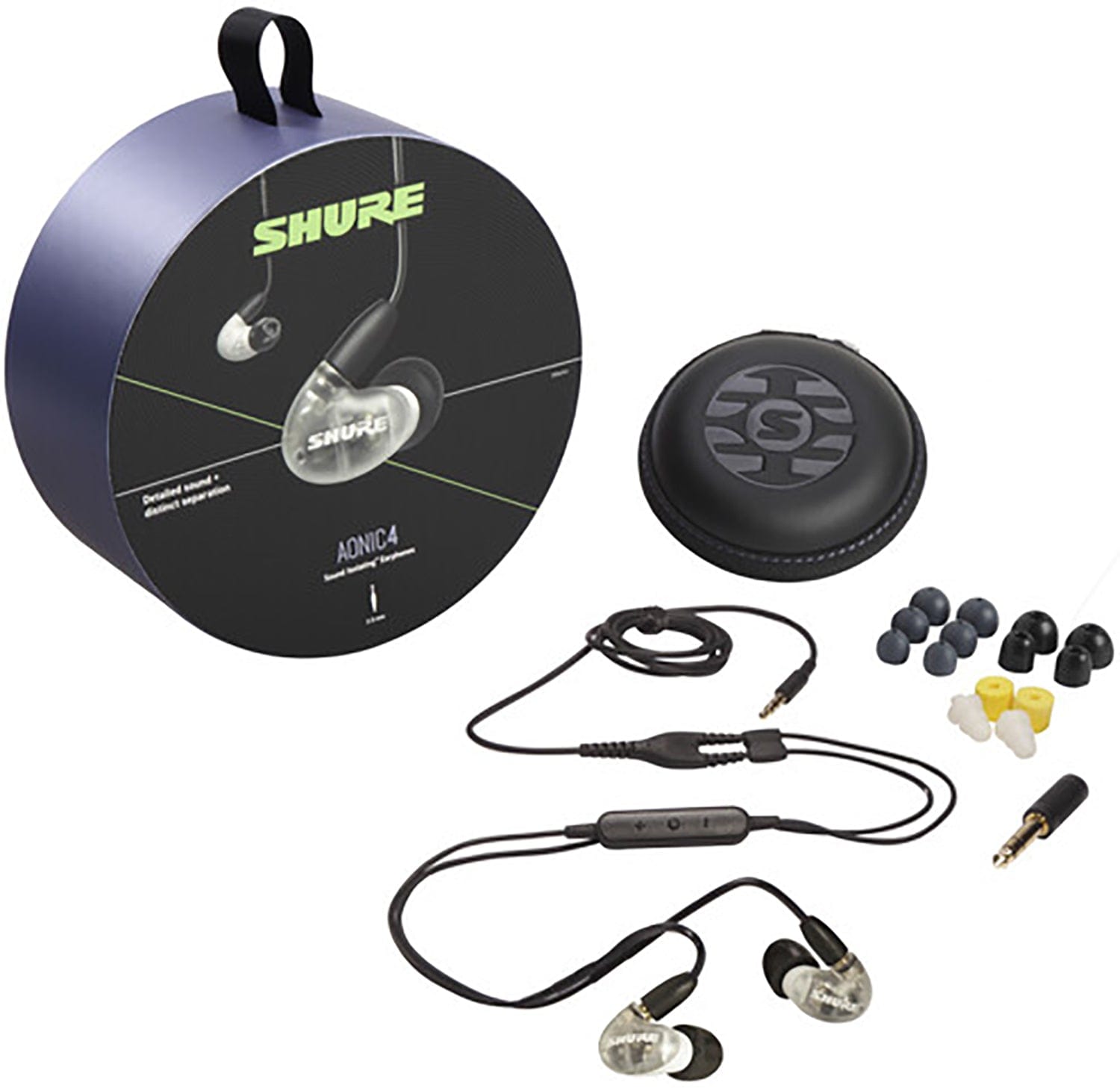 Shure SE42HYW+UNI AONIC 4 Sound Isolating Earphones - White - PSSL ProSound and Stage Lighting