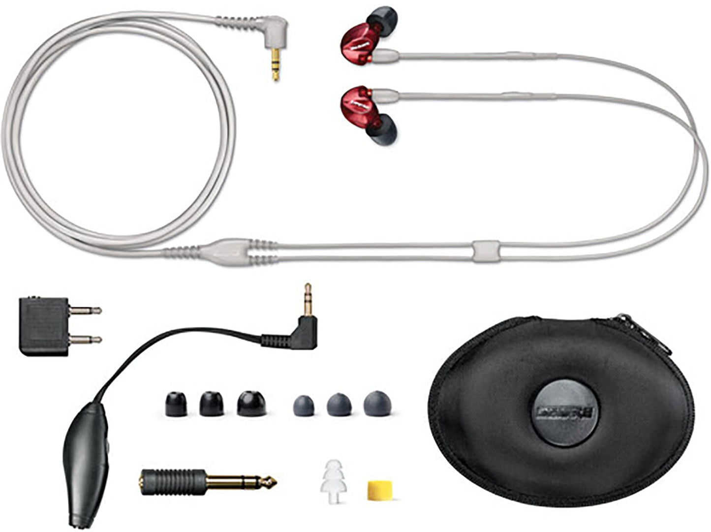 Shure SE535LTD Sound Isolating In-Ear Monitor Earphones - Red - PSSL ProSound and Stage Lighting
