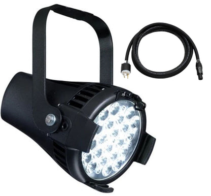 ETC SELD22H D22 Studio HD, Portable LED Par w/ Edison Plug, Black - PSSL ProSound and Stage Lighting