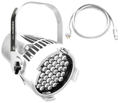 ETC Desire D40 Studio Daylight LED Par w/ Edison Plug, White - PSSL ProSound and Stage Lighting