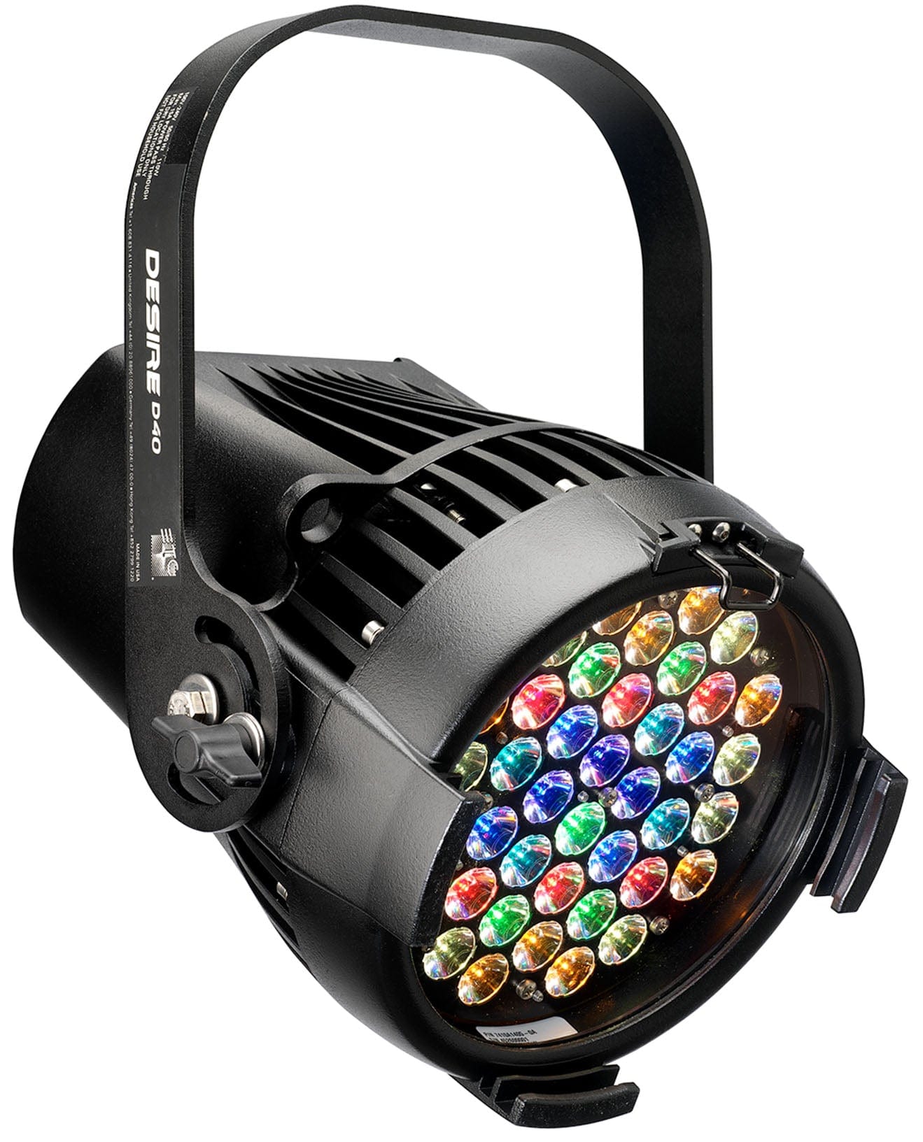 ETC Desire D40 Lustr+ LED Par w/ Edison Plug, Black - PSSL ProSound and Stage Lighting