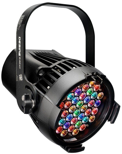 ETC Desire D40XT Lustr+ LED Par w/ Edison Plug, Black - PSSL ProSound and Stage Lighting