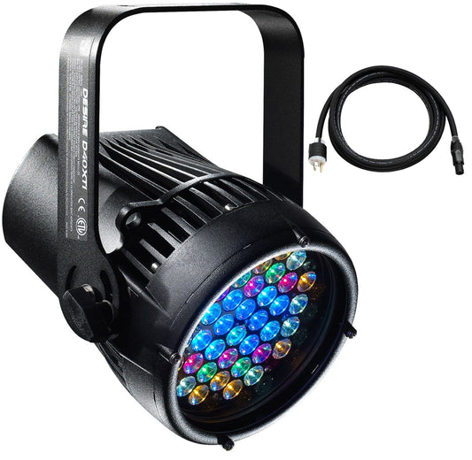 ETC Selador Desire D40XTI Studio Daylight LED Par w/ Edison Plug, Black - PSSL ProSound and Stage Lighting