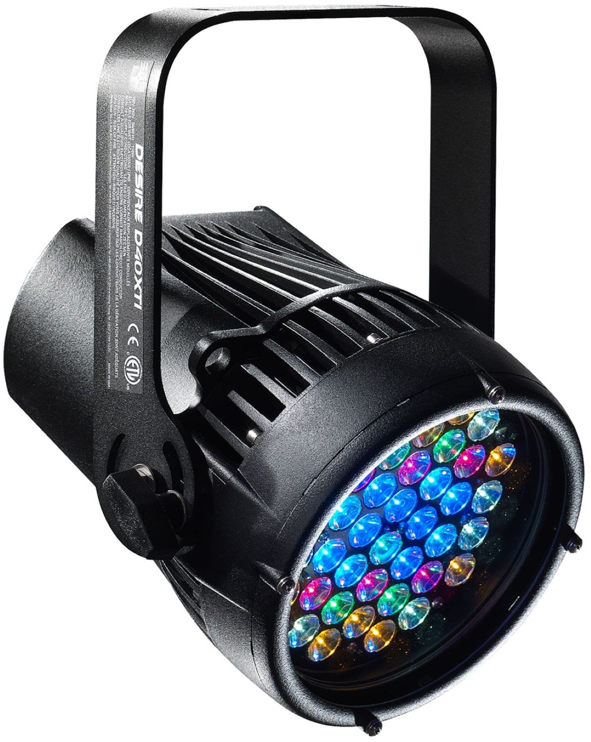 ETC Selador Desire D40XTI Studio HD LED Par w/ Edison Plug, Black - PSSL ProSound and Stage Lighting