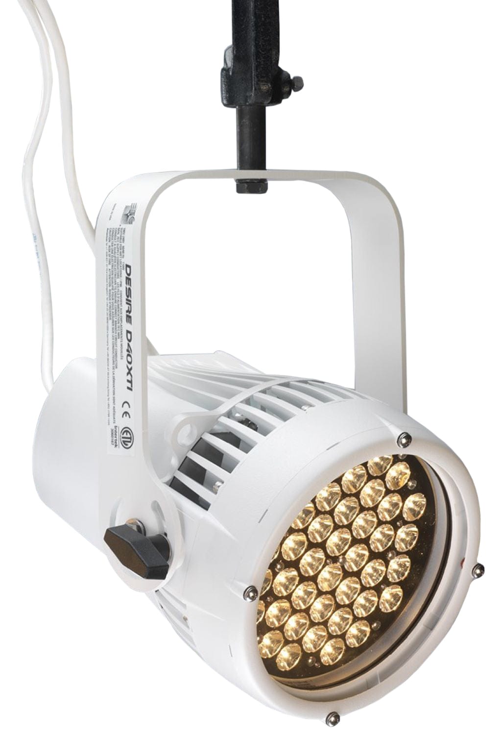 ETC Selador Desire D40XTI Studio Tungsten LED Par w/ Edison Plug, White - PSSL ProSound and Stage Lighting