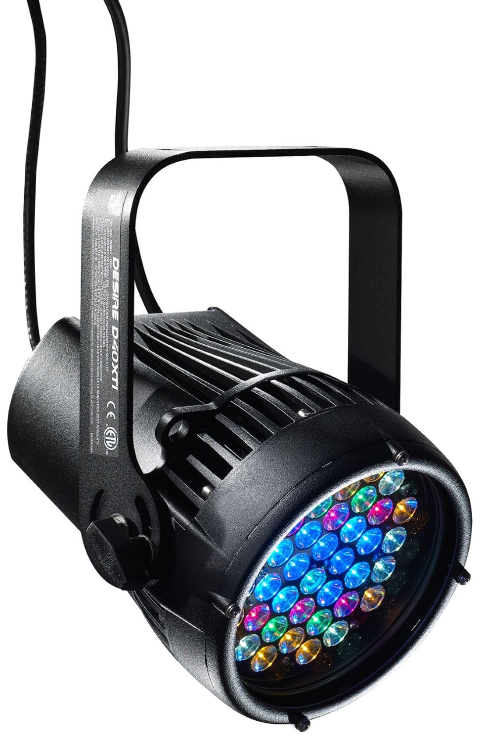 ETC Selador Desire D40XTI Vivid LED Par w/ Edison Plug, Black - PSSL ProSound and Stage Lighting