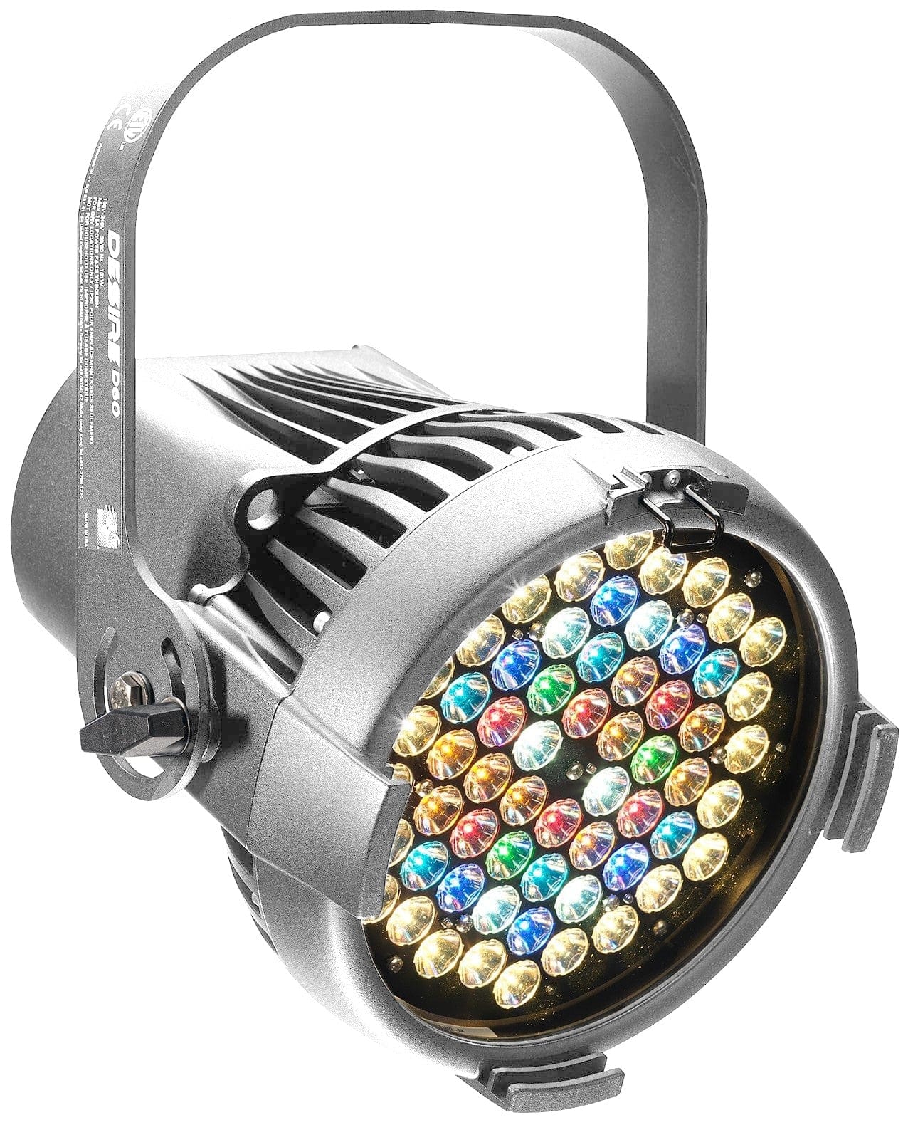 ETC Desire D60 Lustr+ LED Par w/ Edison Plug, Silver - PSSL ProSound and Stage Lighting