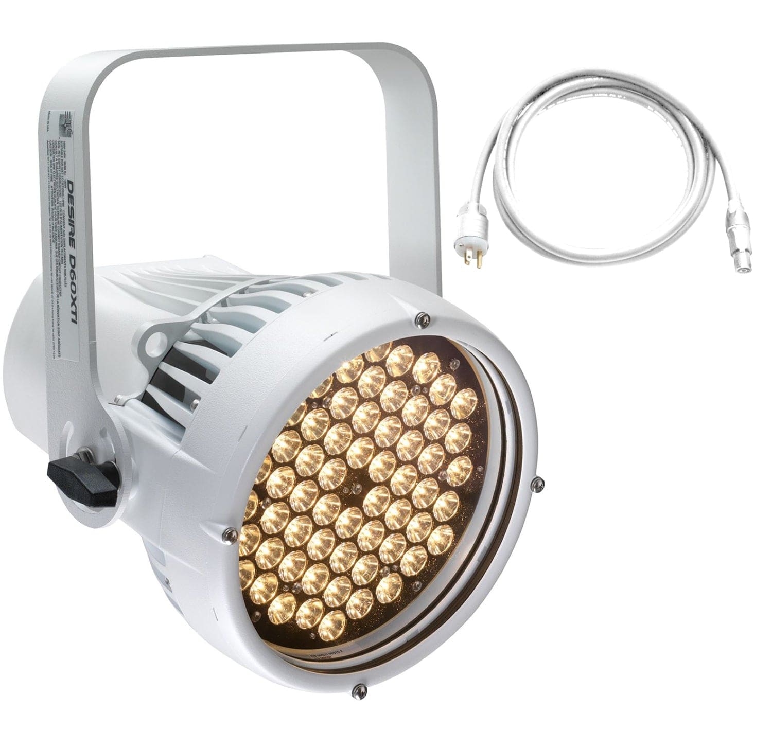 ETC Desire D60XTI Studio HD LED Par with Edison Plug - White – Solotech