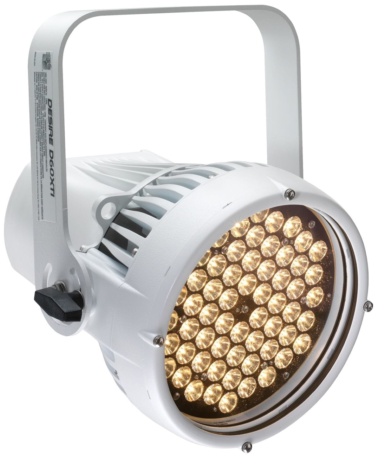 ETC Desire D60XTI Vivid LED Par w/ Edison Plug, White - PSSL ProSound and Stage Lighting