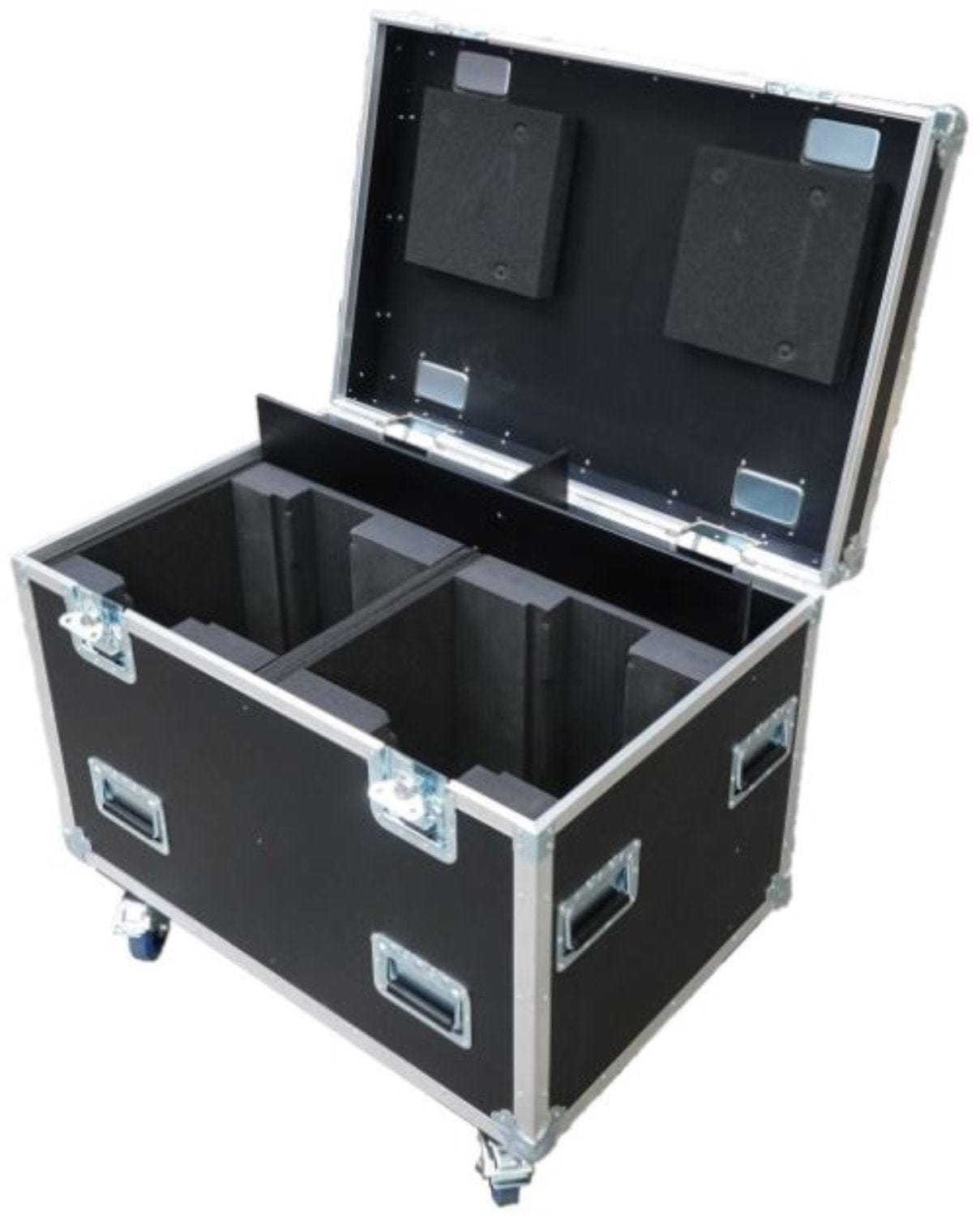 GLP 2 x Fusion EXO Beam, 4 x 4930170 Omega Bracket, 4 x 5035-B Half Coupler Stacking Case - PSSL ProSound and Stage Lighting