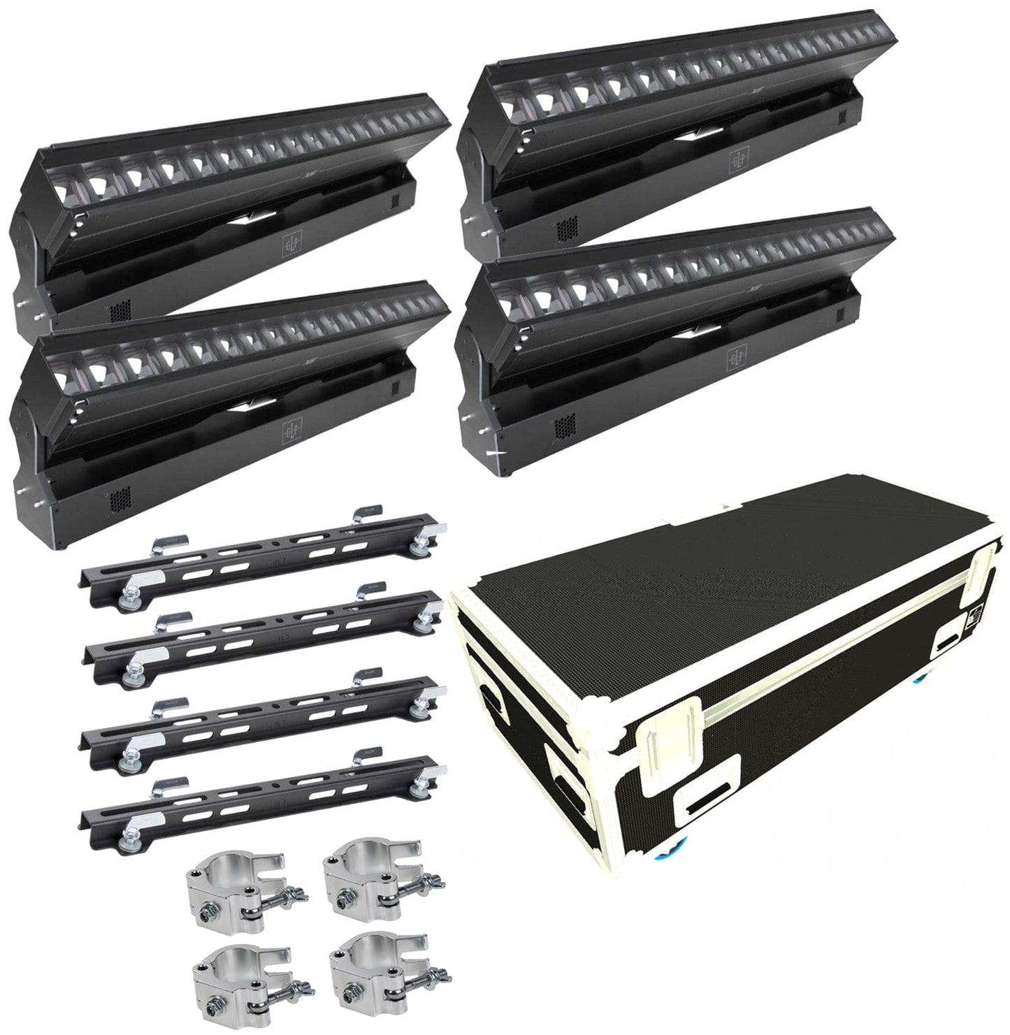 GLP SET 925 X5 Bar 1000 Tourpack 4 with Stackable Case - PSSL ProSound and Stage Lighting