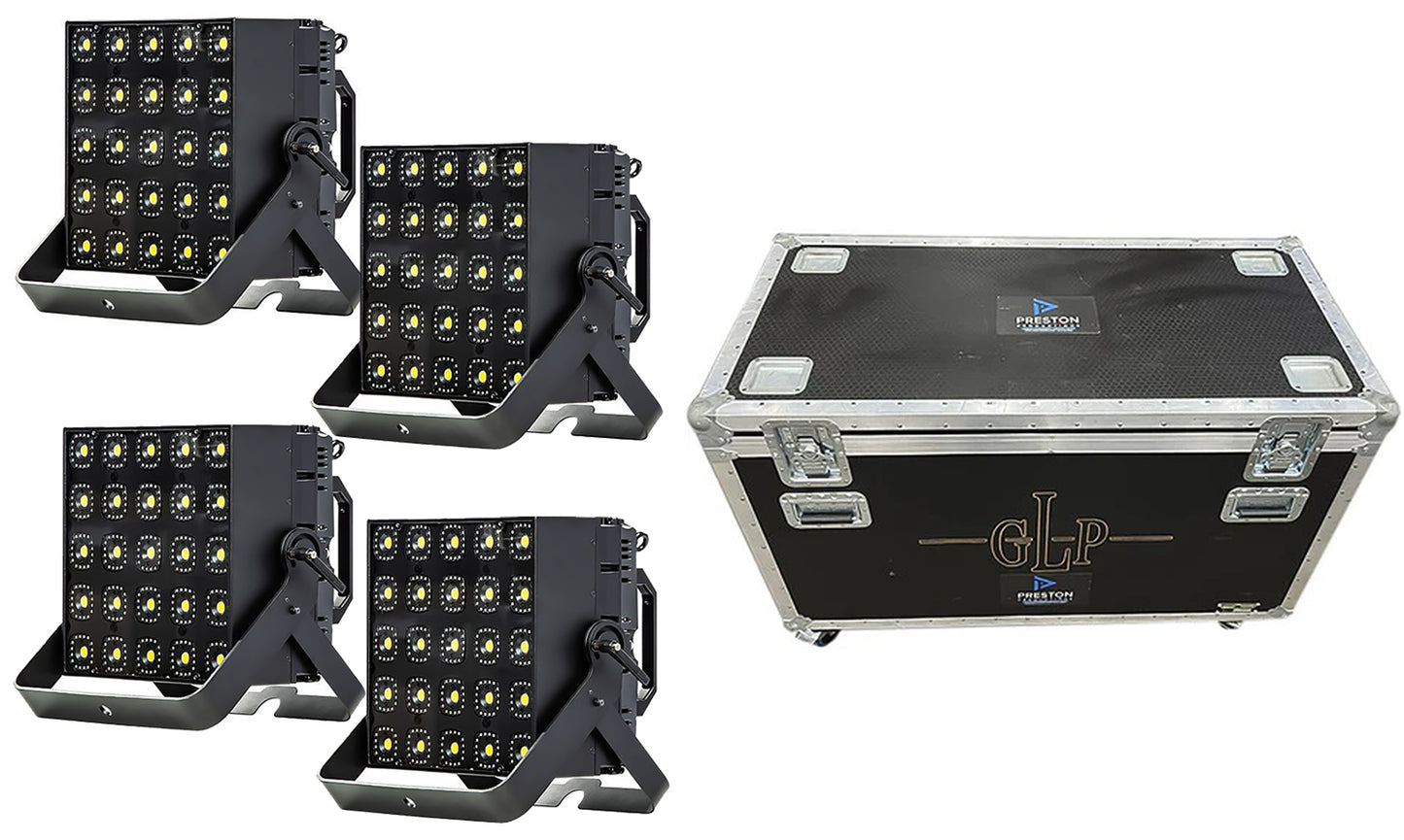 GLP KNV Tourpack 4 with stackable case - PSSL ProSound and Stage Lighting