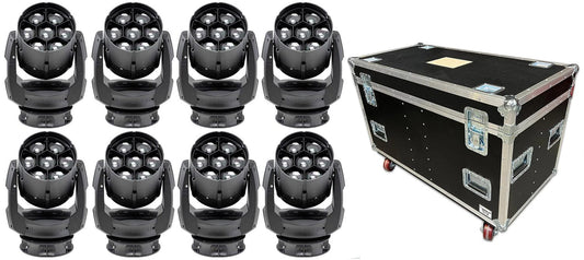 GLP X5 Compact Tourpack 8 with stackable case - PSSL ProSound and Stage Lighting