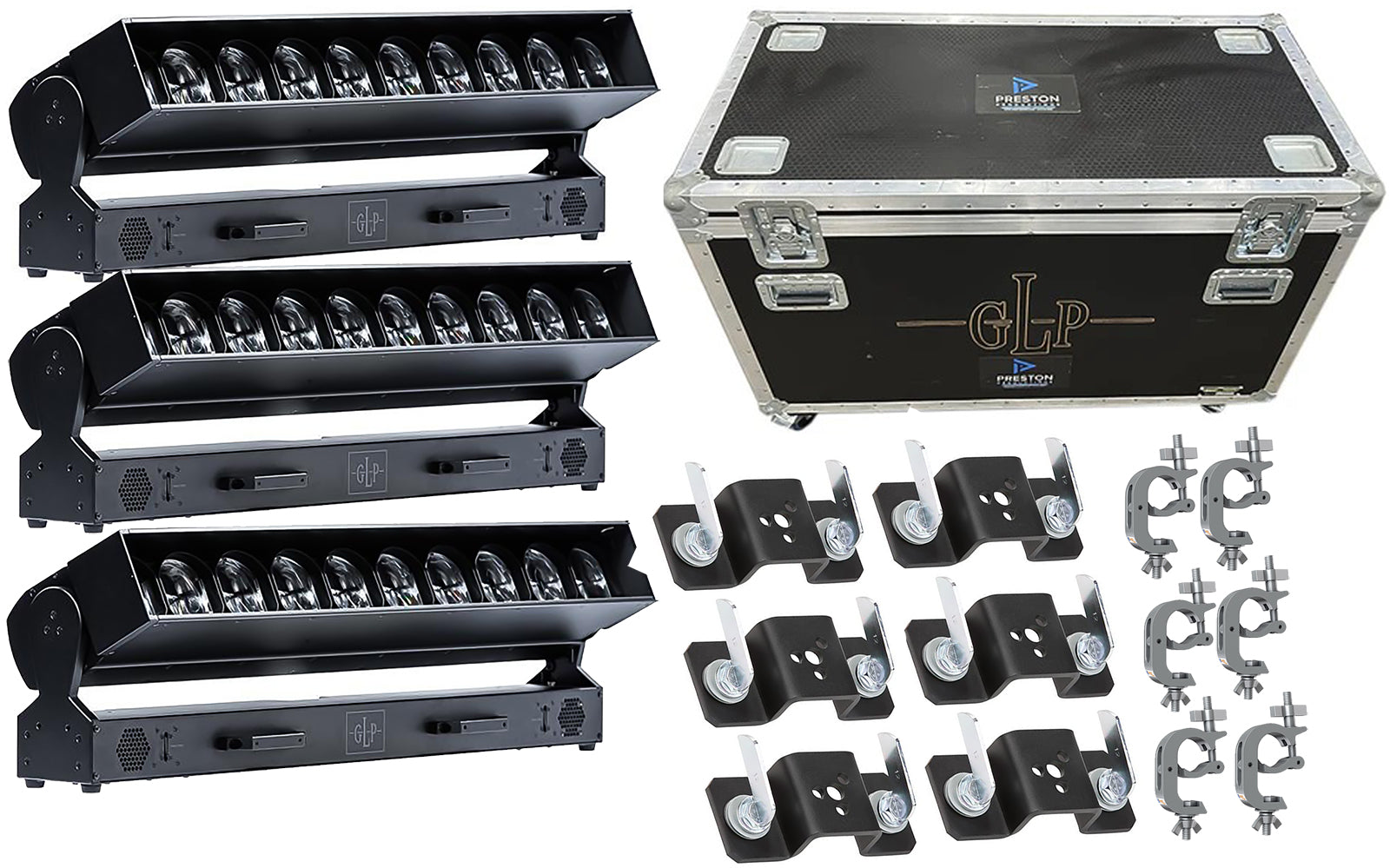 GLP FR10 Bar Tourpack 3 with stackable case - PSSL ProSound and Stage Lighting