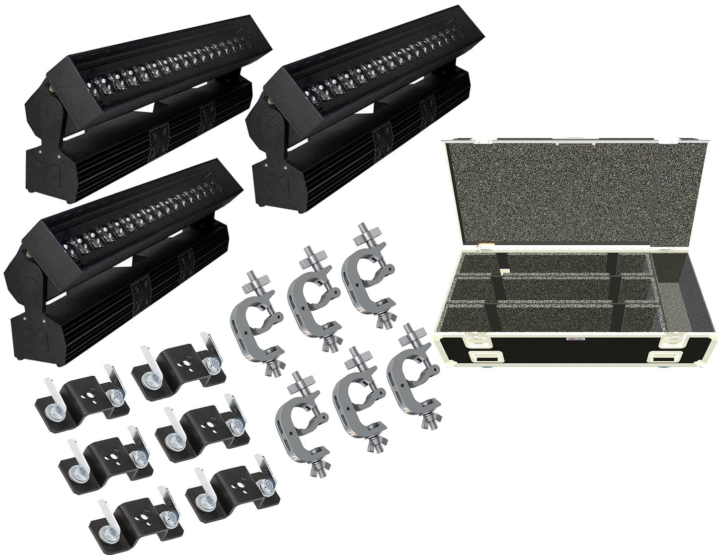 GLP X5 IP Bar Tourpack 3 with stackable case - PSSL ProSound and Stage Lighting