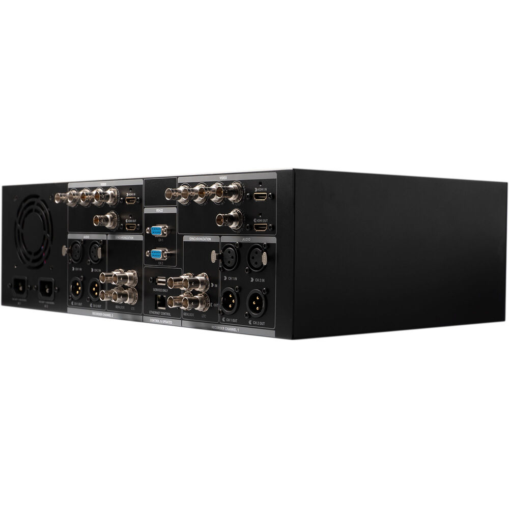 Atomos SHOGUN STUDIO 2 HDR dual monitor 8‑channel HDp60 or 2‑channel 4Kp60 rackmounted recorder