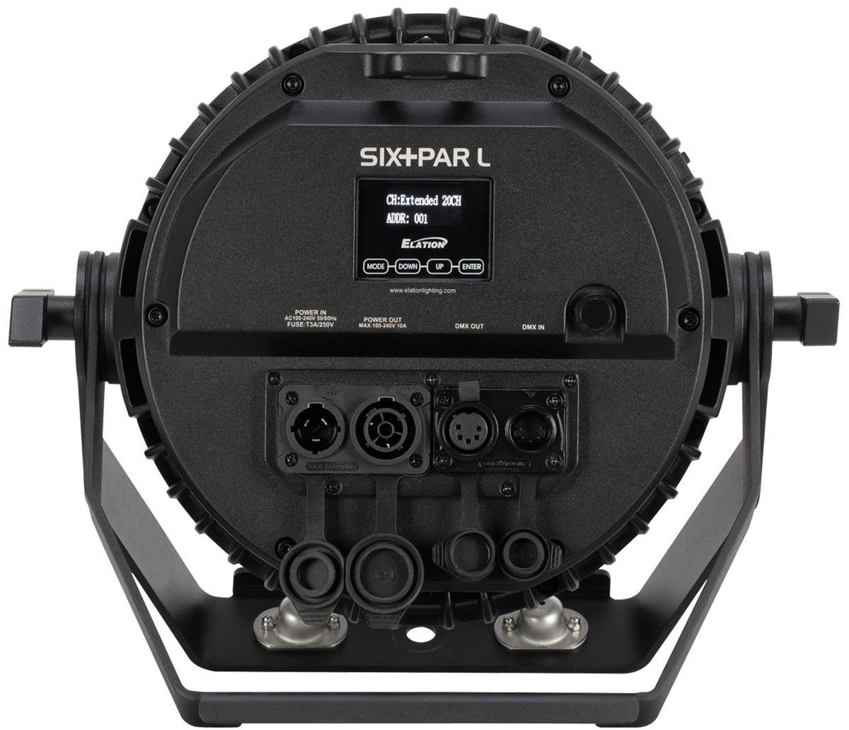 Elation SIX213 SIX+ PAR L (14x) 20 Watt RGBMA and UV LED Par Light - PSSL ProSound and Stage Lighting