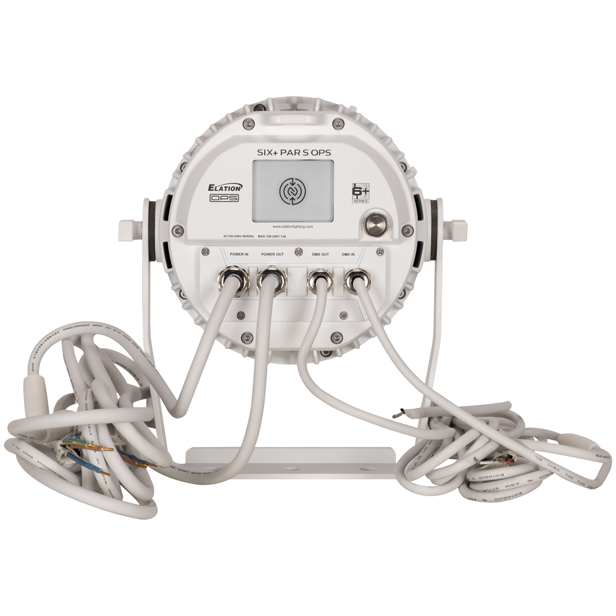 Elation SIX+ PAR S OPS Wht 2 wire SIX+ PAR S OPS Wht 2 wire; 7x 20W RGBLA+UV