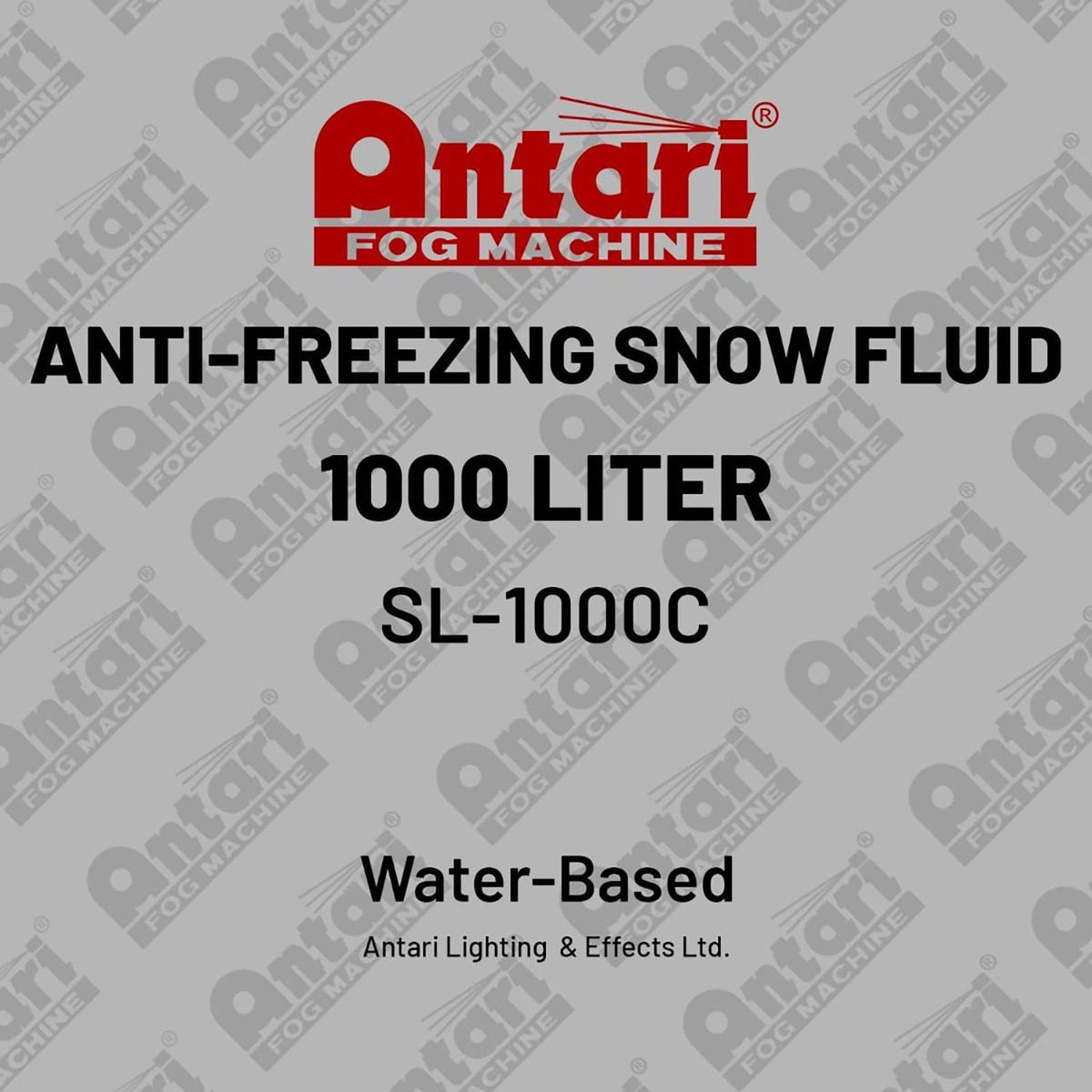 Antari SL-1000C 1000 Liter Tote - Anti-Freeze Snow Fluid for Low Temperature - PSSL ProSound and Stage Lighting