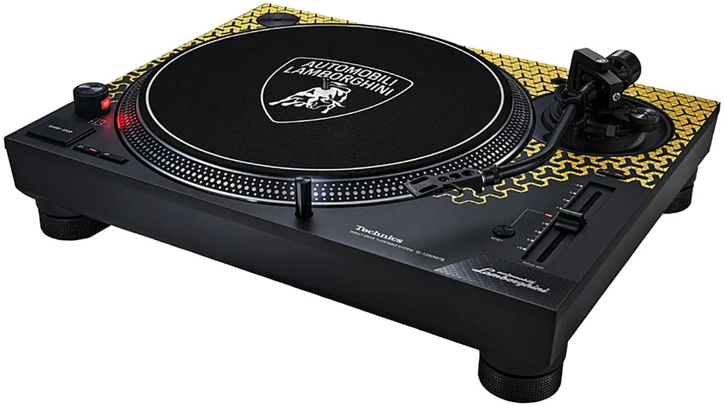 Technics SL-1200M7B Direct Drive Turntable - Automobili Lamborghini Yellow - PSSL ProSound and Stage Lighting