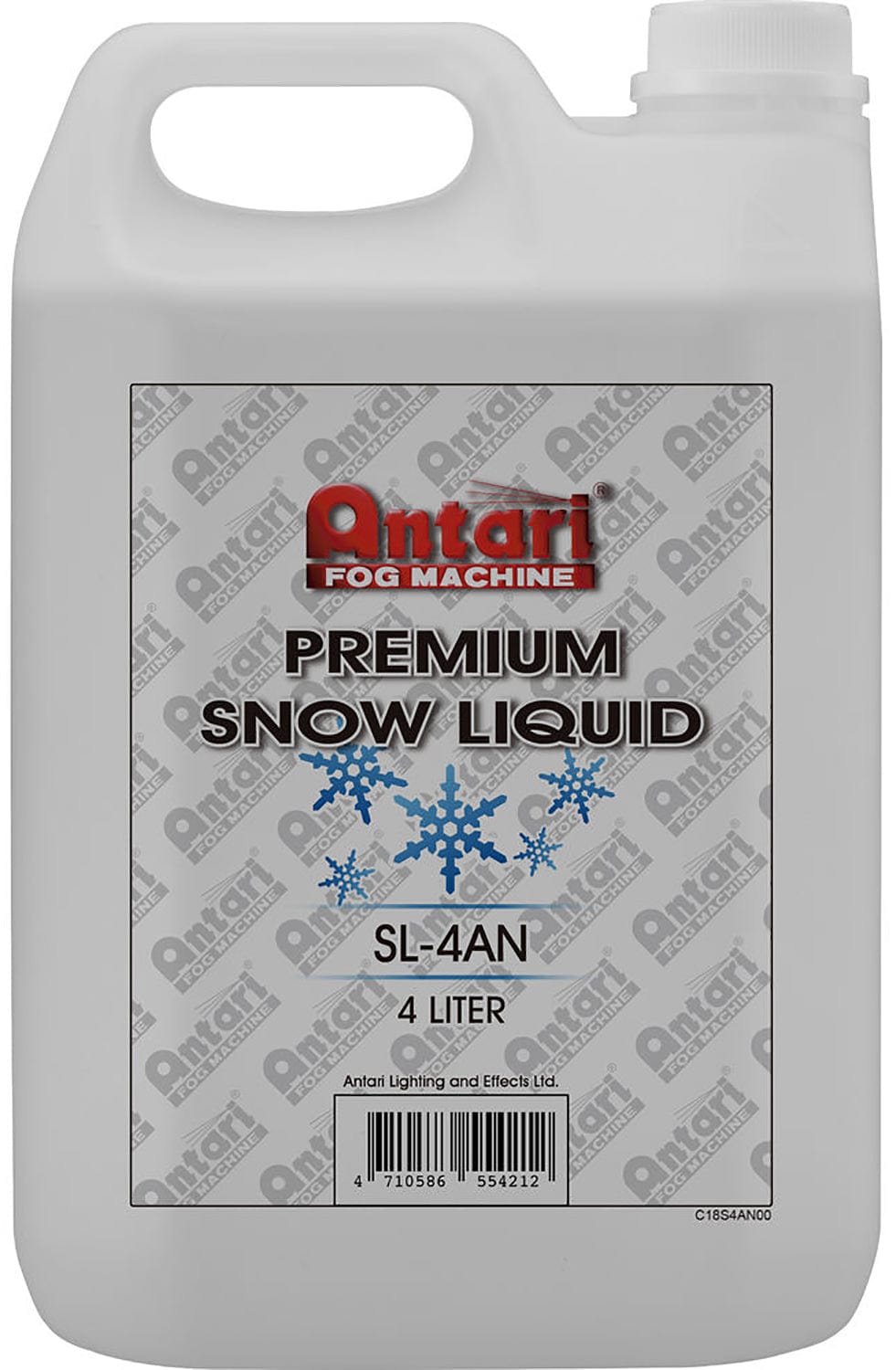 Antari SL-4AN 4 Liter Bottle - Standard Snow Fluid - PSSL ProSound and Stage Lighting