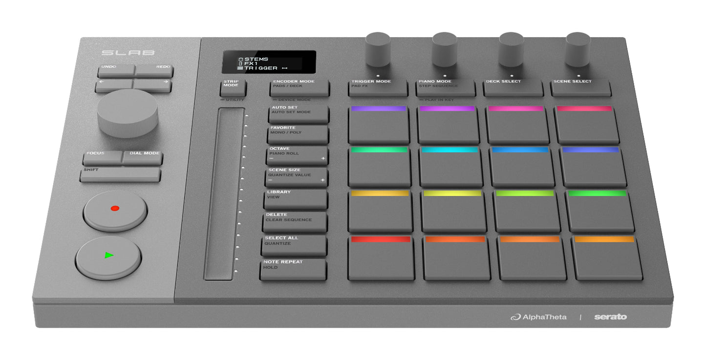 AlphaTheta SLAB MIDI Pad Controller for Serato