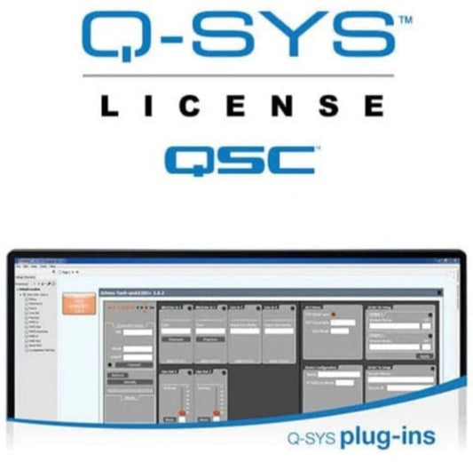 Q-SYS SLCOL-8N-P Q-Sys Collaboration Bundle Scaling License - Core Nano and Core 8 Flex - Perpetual - PSSL ProSound and Stage Lighting