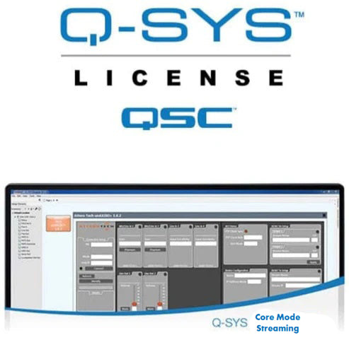 Q-SYS SLQCMS-NV32-P Q-Sys Core Mode Video Streaming Feature License - Perpetual - PSSL ProSound and Stage Lighting