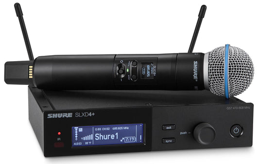 Shure SLXD24+/B58-G57 Digital Wireless Handheld System, Beta58A