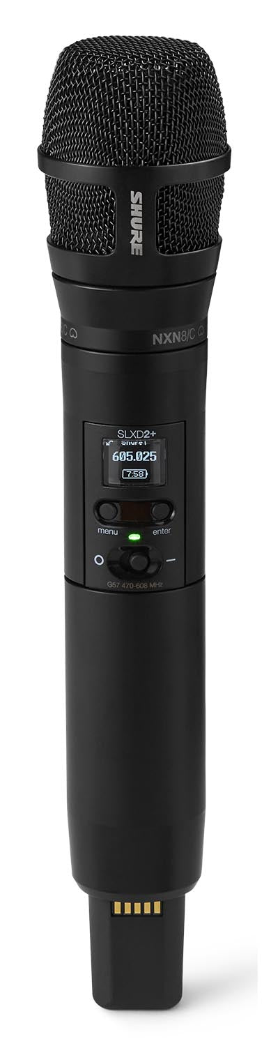 Shure SLXD2+/N8C=-G57 Digital Wireless Handheld Transmitter, N8CB