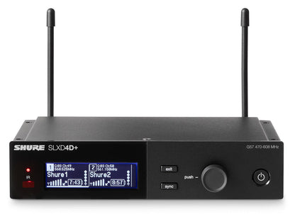 Shure SLXD4D+=-G57 Dual-Channel Digital Wireless Receiver