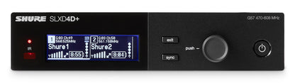 Shure SLXD4D+=-G57 Dual-Channel Digital Wireless Receiver