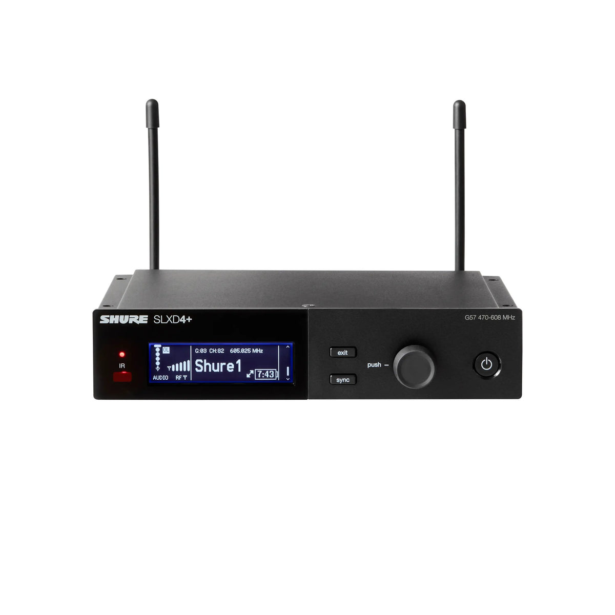 Shure SLXD4+TA=-G57 Wireless Receiver, TAA